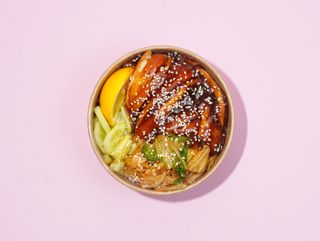 ბოული - ქათამი და ბრინჯი