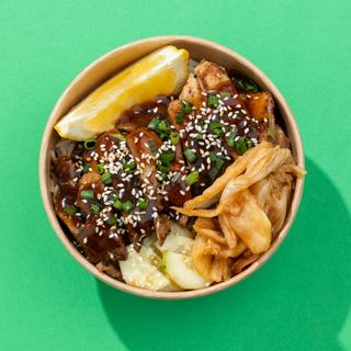 ბოული - ქათამი და ბრინჯი