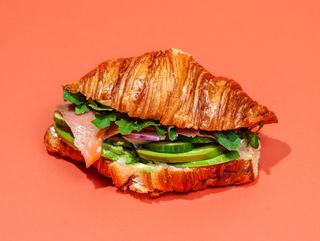 კრუასანი ორაგულით