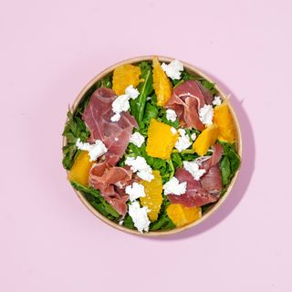 ბოული - პროშუტო და ფორთოხალი