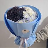 Hydrangea and chrysanthemum