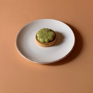 ფსტის ტარტი ჟოლოთი