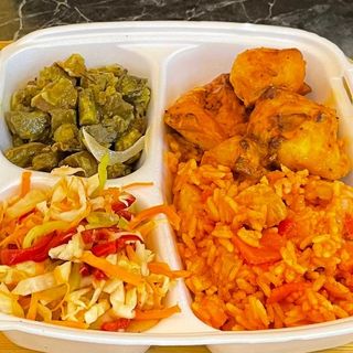 ქათმის ხორცის ლანჩ- ბოქსი