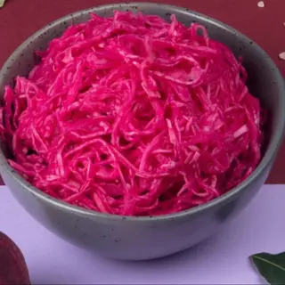 წითელი კომბოსტოს მწნილი 0.250რ