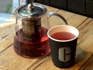 ხილის ჩაი მარწყვი და გუავა