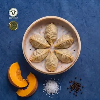 Pumpkin & Meat Manti / გოგრით და ხორცით მანტი