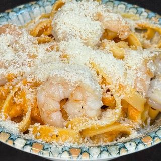 პასტა კრევეტებით