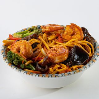 უდონი კრევეტებით