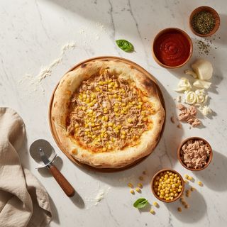 ჩი ტუნას თევზით პიცა medium (6ნაჭრიანი)