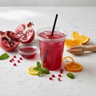 ხელნაკეთი ბროწეულის ლიმონათი