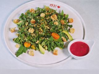 ჟოლოს სალათი ( ვეგანური)