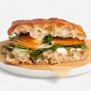 FOCACCIA: PEAR AND BLUE CHEESE