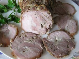 ღორის მუცლის რულეტი Рулет из свининого подчеревка