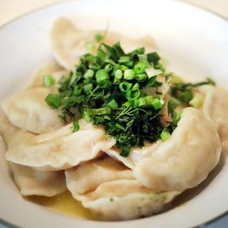 პელმენები კარტოფილით Вареники с картошкой