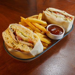 Caesar Sandwich with Fries