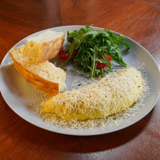 French Omelette with Ham & Cheese