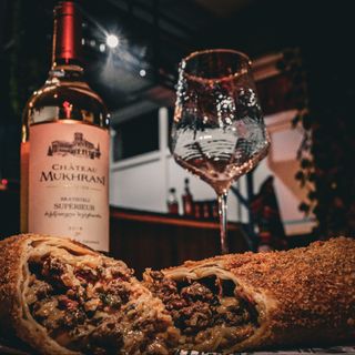 შემწვარი ბურიტო ქათმის ხორცით