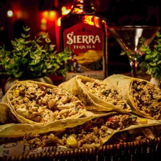 ბურიტო შერეული ხორცით