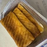 Blini (pancakes ham cheese