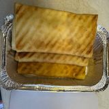 Blini (pancake bacon & cheese & tomato