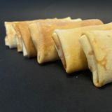 Filing pancakes (blini)