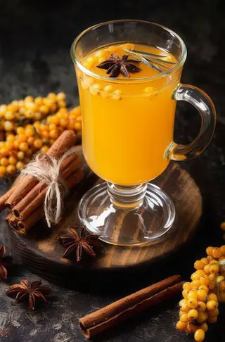sea buckthorn tea homemade