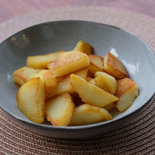 შემწვარი კარტოფილი კახური ზეთით