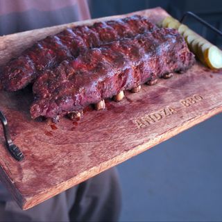 Smoked BBQ Ribs with Honey