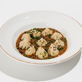 ხორცის ხინკალი აზიური სოუსით