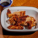 ქათმის თეძოს მწვადი