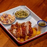 ქათმის თეძო კარტოფილითა და ლიმონკარაქით