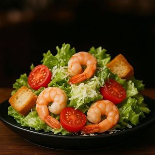 CAESAR WITH SHRIMPS