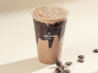 ფრაპე შოკოლადით და ბანანით