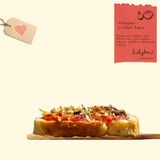 მინი ტაპა პომიდვრით და ხახვის ჩიფსით