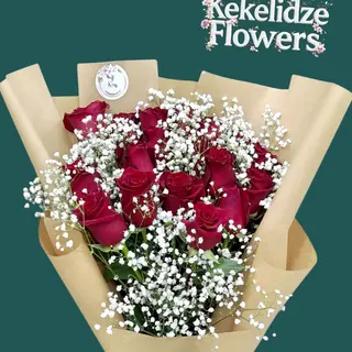 Rose+Gypsophila Decor