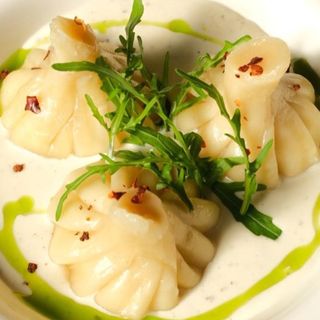 ხინკალი კარტოფილით და ყველით