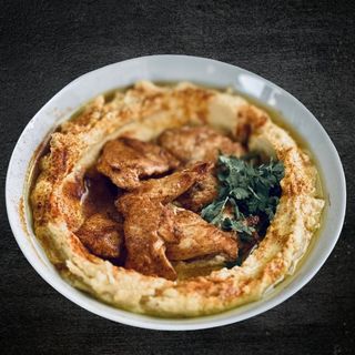 ჰუმუსი ქათმის ხორცით