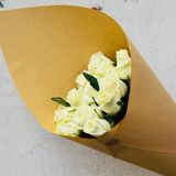  თეთრი ვარდები ქაღალდში / White roses in craft)