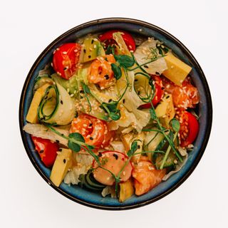 სალმონის სალათი / Salmon Salad / Салат с лососем