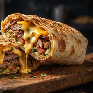 საშუალო ყველის შაურმა