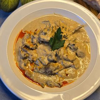 Oyster Mushroom Satsivi
