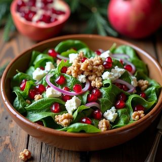 Narlı Maydanoz Salatası – Parsley Salad with Pomegranate