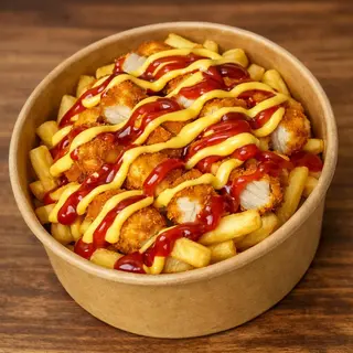 Nuggets with French Fries
