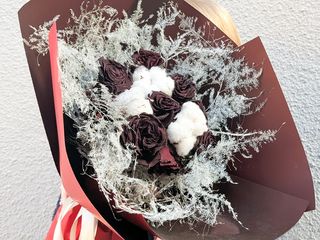 გამხმარი ყვავილების თაიგული  ბლეკ ბაკარა  1269