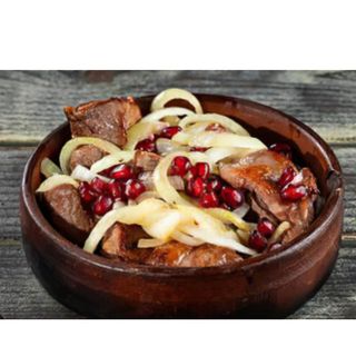 ღორის მწვადი ბროწეულით 300გრ