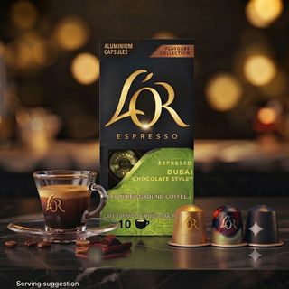 L'OR Espresso Dubai Chocolate Style 52 გრ 10ცალი