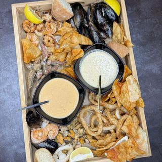 ზღვის პროდუქტების დაფა