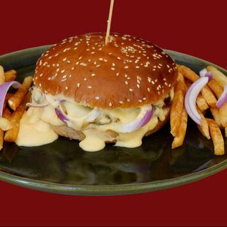 ხახვის ბურგერი კომბო 