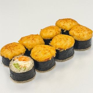 Baked with spicy Salmon