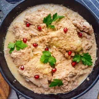 ბაჟე ქათმით